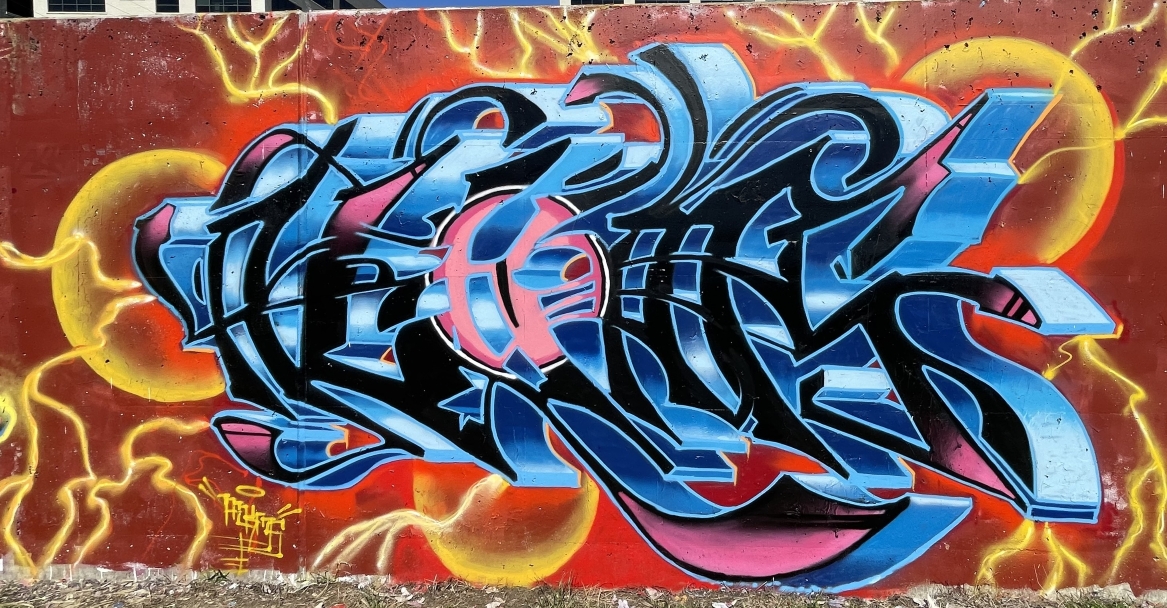 Thundercats_Adept — exterior mural by The 4th Wall Studio in Des Moines, 2022